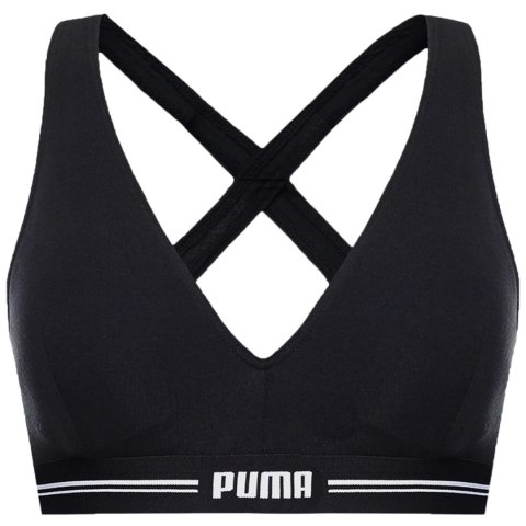 Stanik sportowy damski Puma Cross-Back Padded Top 1p czarny 938191 01