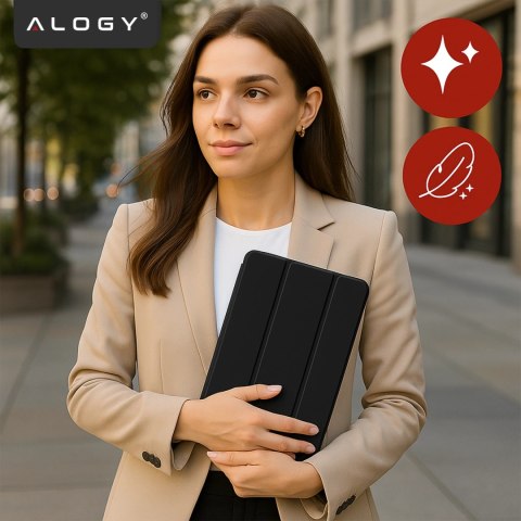 Etui do Apple iPad 11gen. 11" 2025 / 10gen. 10.9" 2022 Ochronne Hybrydowe z Miejscem na Rysik, Składana Okładka, Funkcja Podstaw