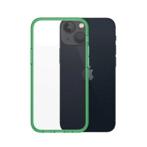 Etui do iPhone 13 mini PanzerGlass ClearCase Antibacterial Military Grade Lime