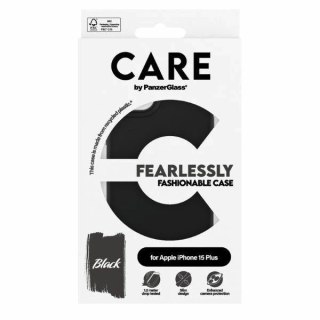 Etui do iPhone 15 Plus CARE by PanzerGlass Fearlessly Fashionable Black