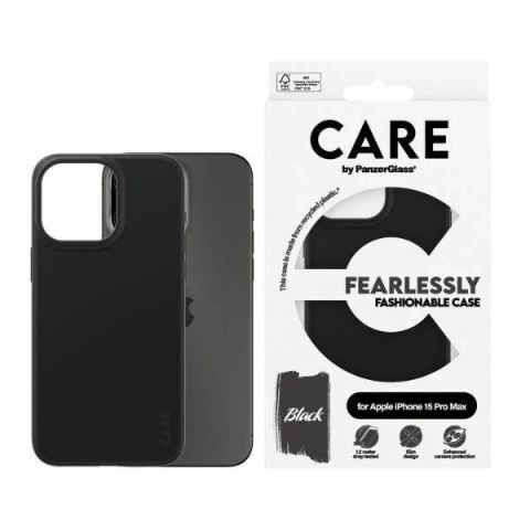 Etui do iPhone 15 Pro Max CARE by PanzerGlass Fearlessly Fashionable Black