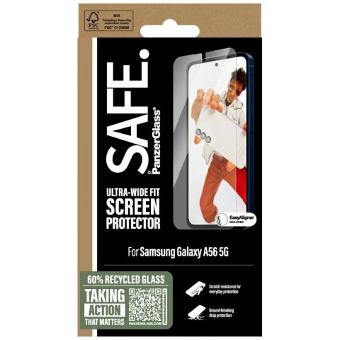 Szkło hartowane do Samsung Galaxy A56 5G PanzerGlass SAFE BY SCREEN