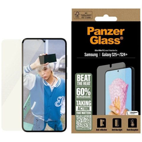 Szkło hartowane do Samsung Galaxy S25+ Plus PanzerGlass All-in-One Screen Protector