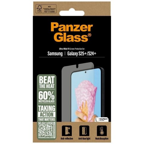 Szkło hartowane do Samsung Galaxy S25+ Plus PanzerGlass All-in-One Screen Protector