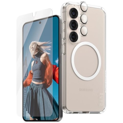 Zestaw ochronny CARE by PanzerGlass 3w1 do Samsung Galaxy S25