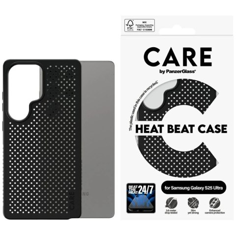 Etui CARE do Samsung Galaxy S25 Ultra by PanzerGlass Feature Case Czarny