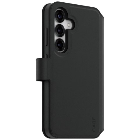 Etui CARE do Samsung Galaxy S25 by PanzerGlass Feature Tango Wallet 2w1 Czarny