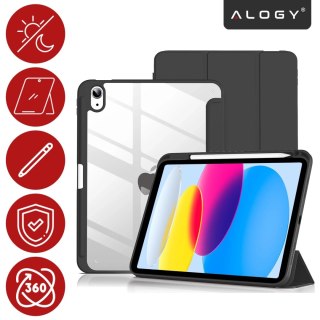 Etui Ochronne do Apple iPad 10.9" 10 Gen 2022 / iPad 11" A16 11 Gen 2025 Hybrydowe z Miejscem na Rysik, Składana Okładka z Funkc