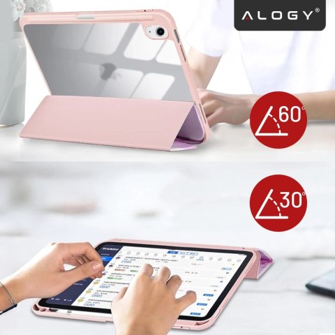 Etui Ochronne do Apple iPad 10.9" 10 Gen 2022 / iPad 11" A16 11 Gen 2025 Hybrydowe z Miejscem na Rysik, Składana Okładka z Funkc