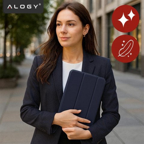 Etui do Apple iPad 11gen. 11" 2025 / 10gen. 10.9" 2022 Ochronne Hybrydowe z Miejscem na Rysik, Składana Okładka, Funkcja Podstaw