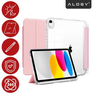 Etui do Apple iPad 11gen. 11" 2025 / 10gen. 10.9" 2022 Ochronne Hybrydowe z Miejscem na Rysik, Składana Okładka, Funkcja Podstaw