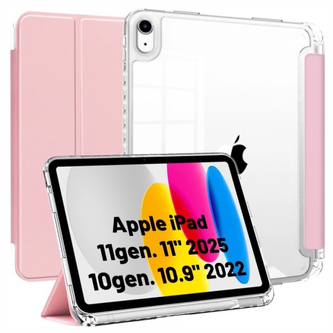 Etui do Apple iPad 11gen. 11" 2025 / 10gen. 10.9" 2022 Ochronne Hybrydowe z Miejscem na Rysik, Składana Okładka, Funkcja Podstaw