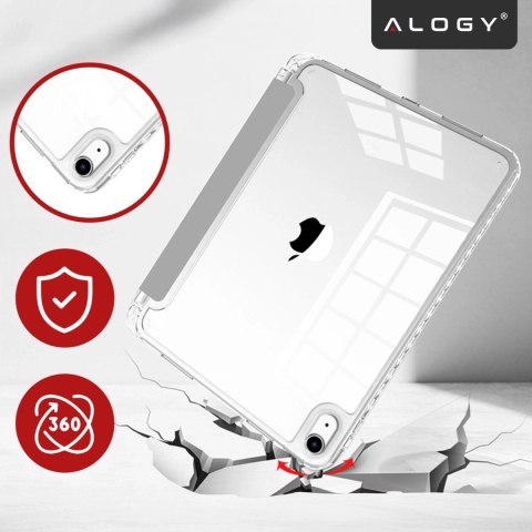 Etui do Apple iPad 11gen. 11" 2025 / 10gen. 10.9" 2022 Ochronne Hybrydowe z Miejscem na Rysik, Składana Okładka, Funkcja Podstaw