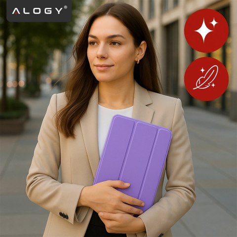 Etui do Apple iPad 11gen. 11" 2025 / 10gen. 10.9" 2022 Ochronne Hybrydowe z Miejscem na Rysik, Składana Okładka, Funkcja Podstaw