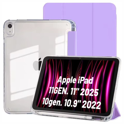 Etui do Apple iPad 11gen. 11" 2025 / 10gen. 10.9" 2022 Ochronne Hybrydowe z Miejscem na Rysik, Składana Okładka, Funkcja Podstaw