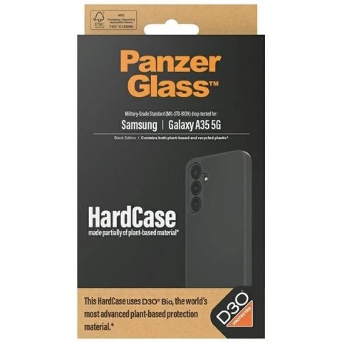Etui do Samsung Galaxy A35 5G PanzerGlass HardCase D3O Black