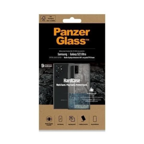 Etui do Samsung Galaxy S22 Ultra PanzerGlass HardCase Antibacterial Clear