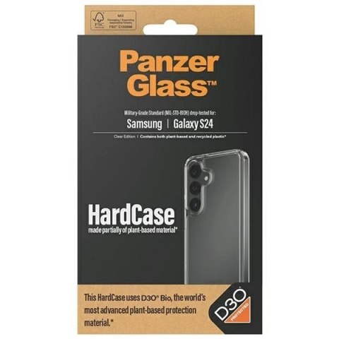Etui do Samsung Galaxy S24 PanzerGlass HardCase D3O Clear