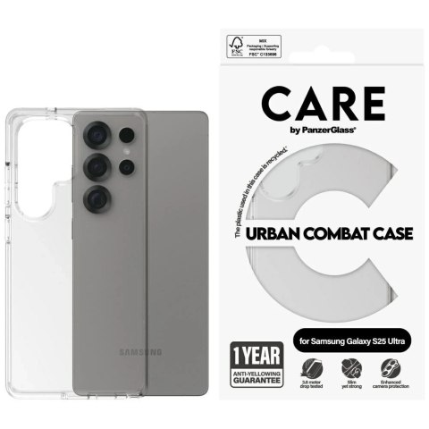 Etui do Samsung Galaxy S25 Ultra CARE by PanzerGlass Flagship Case Clear