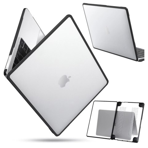 Etui ochronne do Apple Macbook Air 13 13.3" - 2018-2020 (M1 A2337/A2179/A1932) Alogy MatteGuard™ obudowa Matowa Przezroczysta Bi