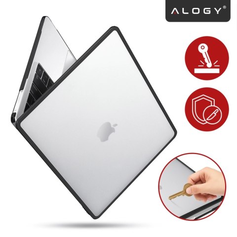 Etui ochronne do Apple Macbook Air 13 13.6" M2 2022 / M3 2024 / M4 2025 (A2681, A3113, A3240) Alogy MatteGuard™ obudowa Matowa P