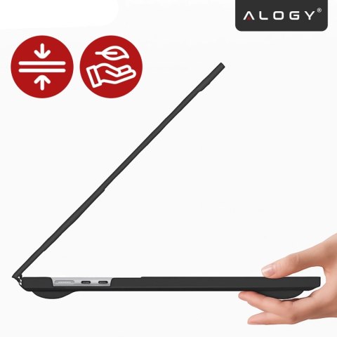 Etui ochronne do Apple Macbook Air 13 13.6" M2 2022 / M3 2024 / M4 2025 (A2681, A3113, A3240) Alogy MatteGuard™ obudowa Matowa P