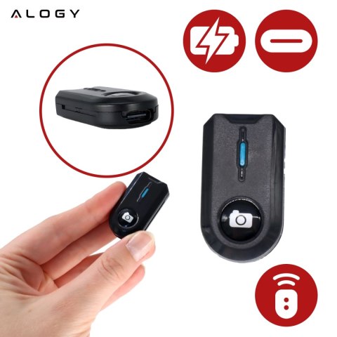 Kijek Selfie Stick Alogy GlowStick™ Pro Tripod Selfie z pilotem i lampą LED do zdjęć makijażu nagrywania filmików długi 132cm Cz