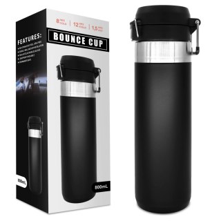 Kubek termiczny Termos Alogy ThermoGo™ 800ml Stalowy Szczelny Pakowny Podróżny do Kawy i Herbaty Sportowy Długo Trzymający Ciepł