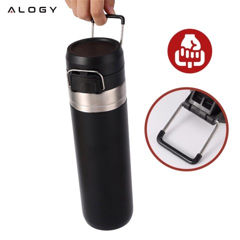 Kubek termiczny Termos Alogy ThermoGo™ 800ml Stalowy Szczelny Pakowny Podróżny do Kawy i Herbaty Sportowy Długo Trzymający Ciepł
