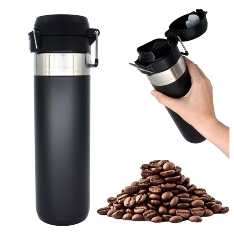 Kubek termiczny Termos Alogy ThermoGo™ 800ml Stalowy Szczelny Pakowny Podróżny do Kawy i Herbaty Sportowy Długo Trzymający Ciepł