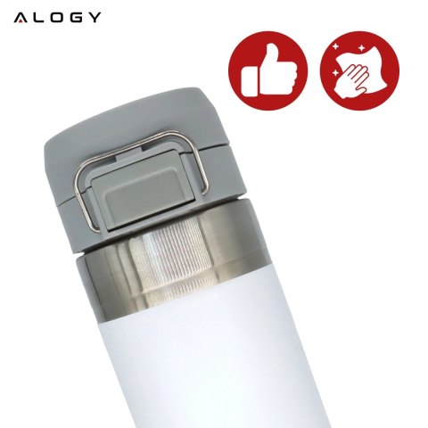 Kubek termiczny Termos Alogy ThermoGo™ 800ml Stalowy Szczelny Pakowny Podróżny do Kawy i Herbaty Sportowy Długo Trzymający Ciepł