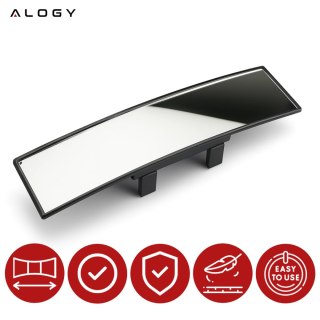 Lusterko samochodowe Panoramiczne Alogy WideView™ 300mm Nakładka na Lusterko wsteczne Panorama 30cm