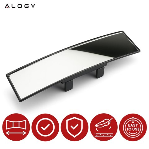 Lusterko samochodowe Panoramiczne Alogy WideView™ 300mm Nakładka na Lusterko wsteczne Panorama 30cm