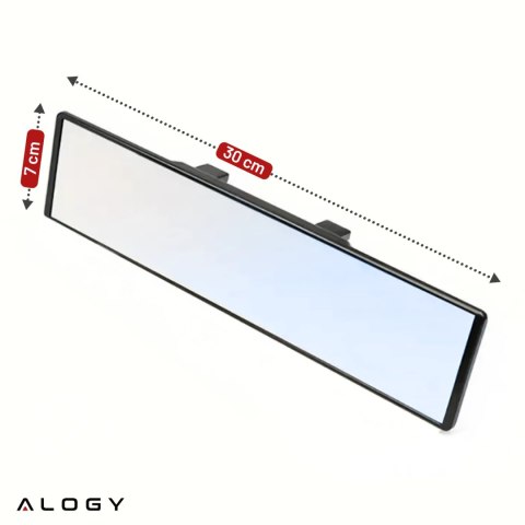 Lusterko samochodowe Panoramiczne Alogy WideView™ 300mm Nakładka na Lusterko wsteczne Panorama 30cm