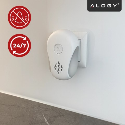 Odstraszacz Szkodników do 250 m² Ultradźwiękowy do Gniazdka, Przeciwko Owadom, Komarom, Muchom, Myszom, Karaluchom, Bez Chemii, 