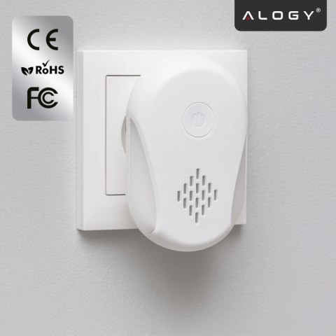 Odstraszacz Szkodników do 250 m² Ultradźwiękowy do Gniazdka, Przeciwko Owadom, Komarom, Muchom, Myszom, Karaluchom, Bez Chemii, 