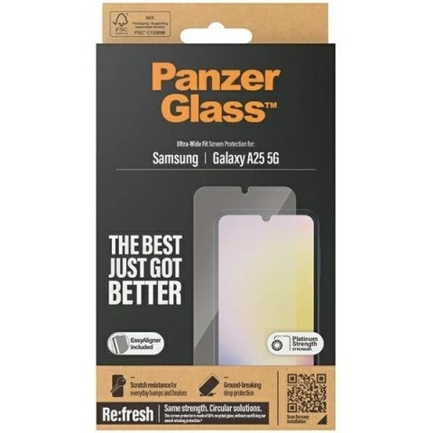 Szkło hartowane do Samsung Galaxy A25 5G PanzerGlass Ultra-Wide Fit EasyAligner