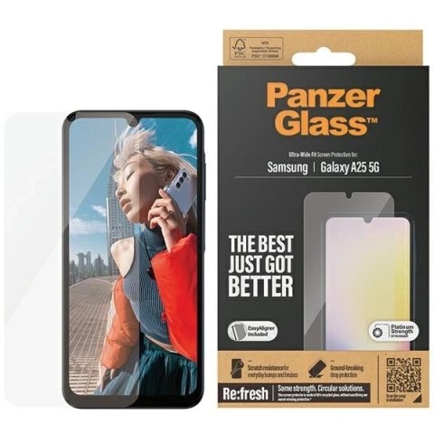 Szkło hartowane do Samsung Galaxy A25 5G PanzerGlass Ultra-Wide Fit EasyAligner