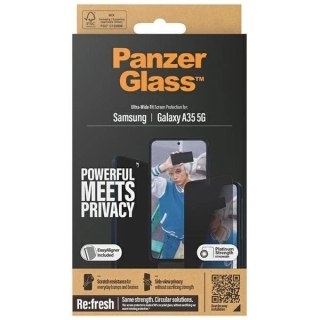 Szkło hartowane do Samsung Galaxy A35 5G PanzerGlass Ultra-Wide Fit Privacy EasyAligner