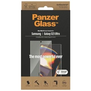 Szkło hartowane do Samsung Galaxy S23 Ultra PanzerGlass Ultra-Wide Fit Antybakteryjne