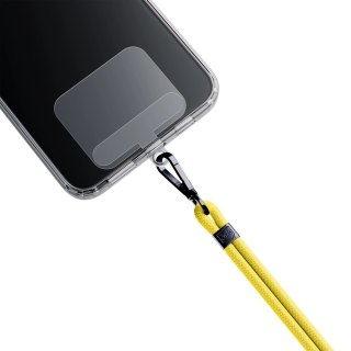 Uniwersalna smyczka do smartfona 3mk EasyClip Yellow (black)