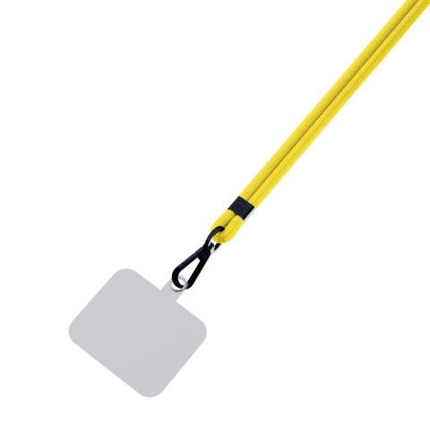 Uniwersalna smyczka do smartfona 3mk EasyClip Yellow (black)