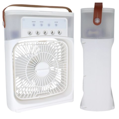 Wentylator wiatrak biurkowy 3w1 Klimator Alogy DeskBreeze™ stojący mały cyrkulator z nawilżaczem powietrza timerem i podświetle