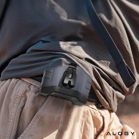 Wentylator z klipsem do paska, akumulator 4000 mAh, 5 poziomów prędkości, czas pracy 8-40 godzin, ładowanie przez USB, do stosow