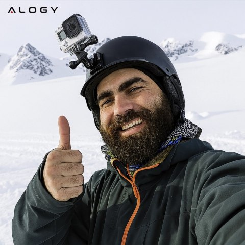 Zestaw Akcesoriów do GoPro Hero 13 12 11 10 9 8 7 6 kamerki sportowej zestaw mocowań Alogy ActionKit™ XXL 58w1 z Etui pokrowcem 