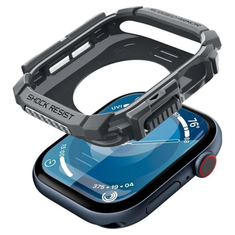 ETUI DO APPLE WATCH 10 (46MM) SZARE DARK GREY SPIGEN RUGGED ARMOR