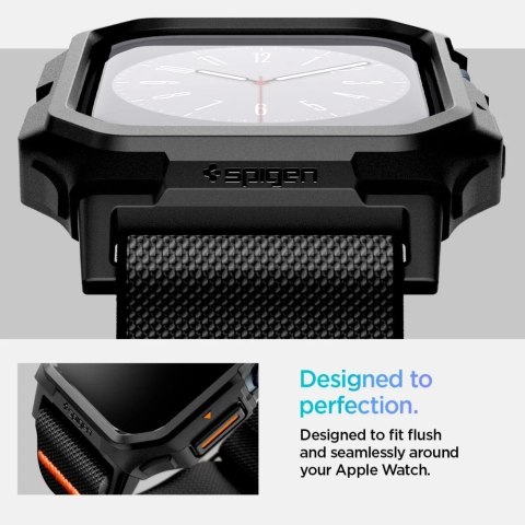 ETUI Z PASKIEM DO APPLE WATCH 10 (42MM) CZARNY SPIGEN LITE FIT PRO