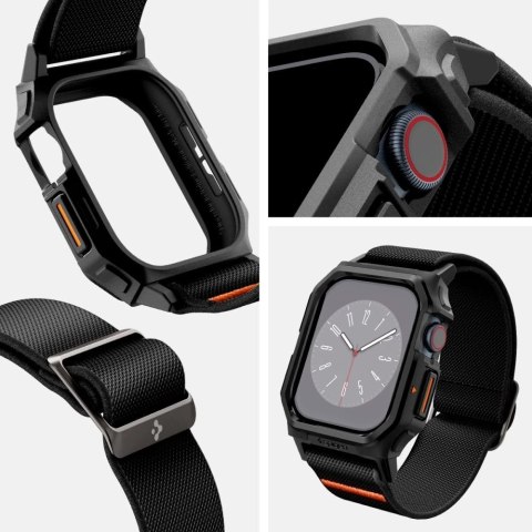 ETUI Z PASKIEM DO APPLE WATCH 10 (42MM) CZARNY SPIGEN LITE FIT PRO
