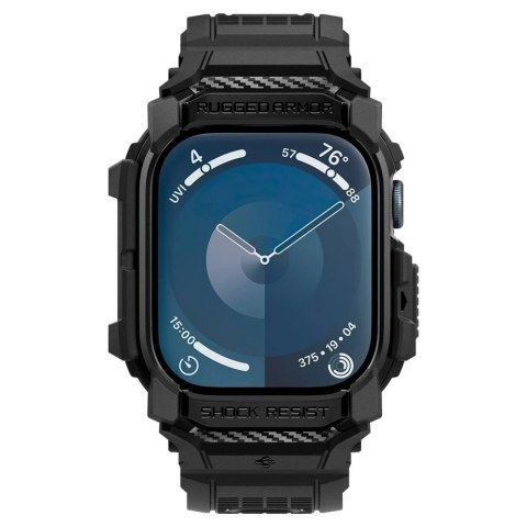 ETUI Z PASKIEM DO APPLE WATCH 10 (46MM) MATTE BLACK SPIGEN RUGGED ARMOR PRO