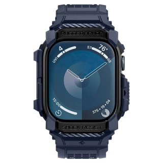 ETUI Z PASKIEM DO APPLE WATCH 10 (46MM) NAVY BLUE SPIGEN RUGGED ARMOR PRO